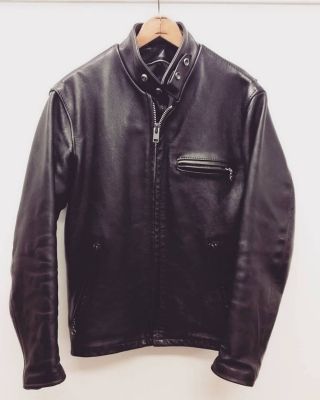 Schott】641 LEATHER SINGLE RIDERS JACKETショット シングルライダースジャケット ｜ 古着屋ガレージセール ブログ