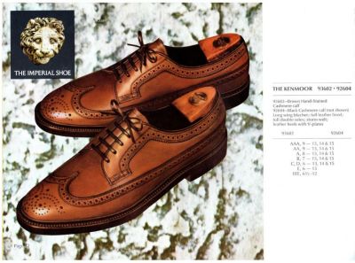 美品】1965年12月製【FLORSHEIM】KENMOOR LONGWINGTIP ｜ 古着屋 ...