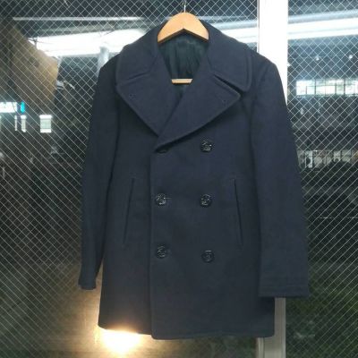 激レア！ポケットスレーキが黒の1960s 【U.S.NAVY】PEA COAT VINTAGE