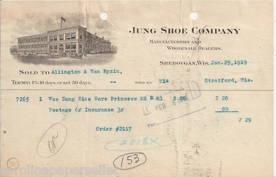 1919-JUNG-SHOE-COMPANY- BILLHEAD