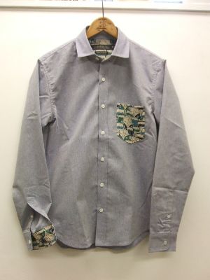 新入荷【SUPERIOR EL】スペリオールエル　MADE IN JAPAN　ワイドカラーシャツ