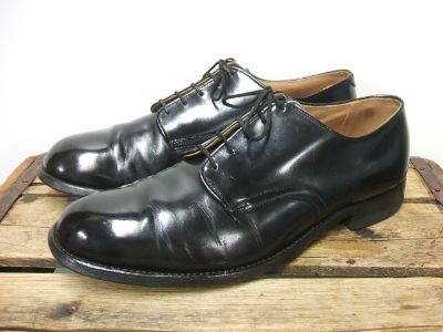 1971年製レザーソール【U.S.NAVY Service Shoes】アメリカ海軍サービスシューズ　ビンテージ