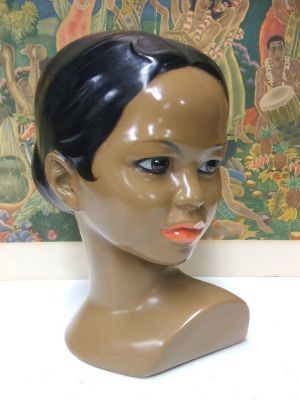 1950s 【Marwal】Hula Bustマーワル社フラバスト 石こう製 Hula Head