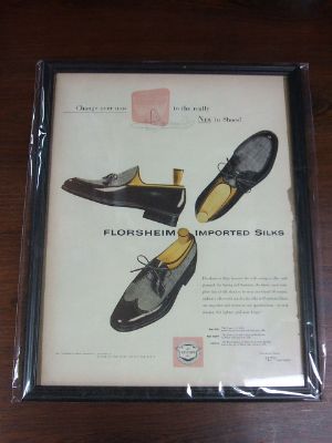 40～50年代の実物本物ビンテージ革靴広告をプレゼント！【FLORSHEIM】【Roblee】【Jarman】他